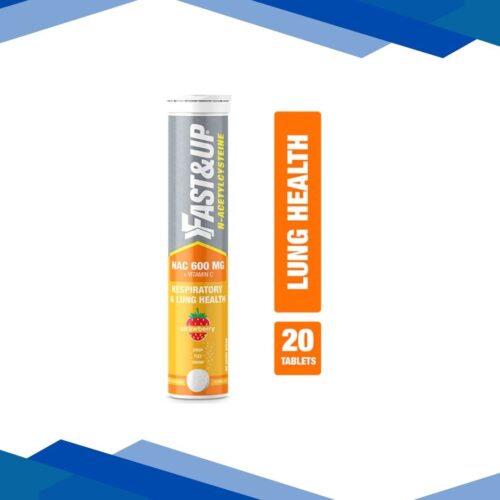 Fast&up Detox Lung Effervescent Tablet - Strawberry Flavour 20's