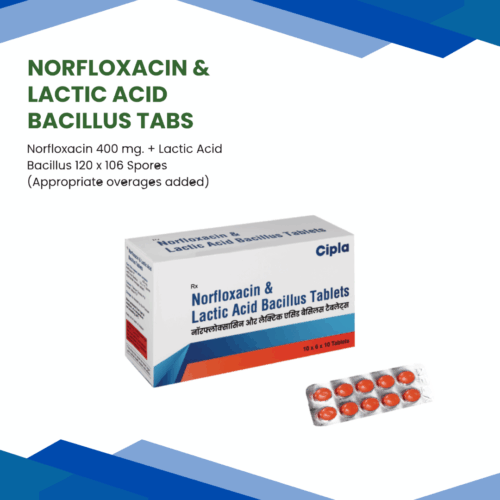 Norfloxacin & Lactic Acid  Bacillus