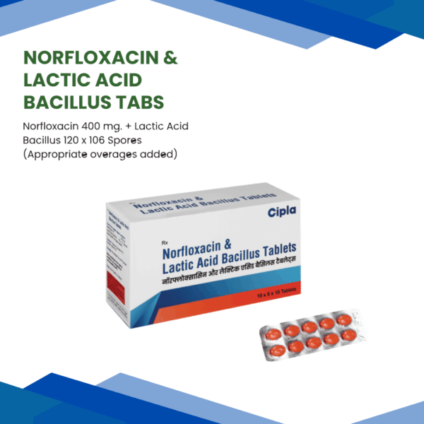 Norfloxacin & Lactic Acid  Bacillus