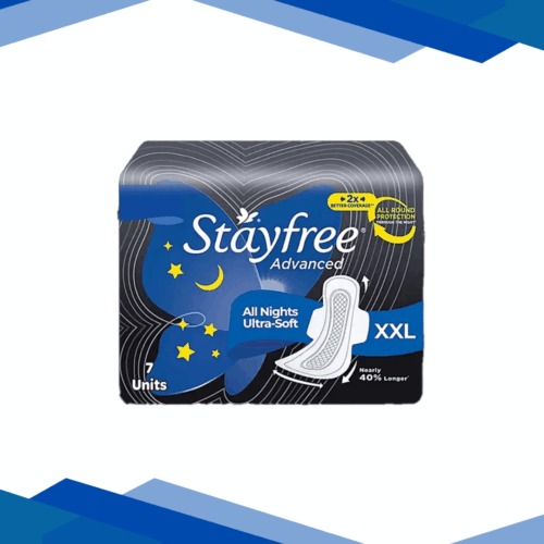 Stayfree Advanced All Nights Ultra-Soft Sanitary Pads (XXL) 7's