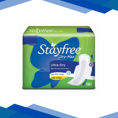 Stayfree Dry Max Ultra-Dry Wings 16's