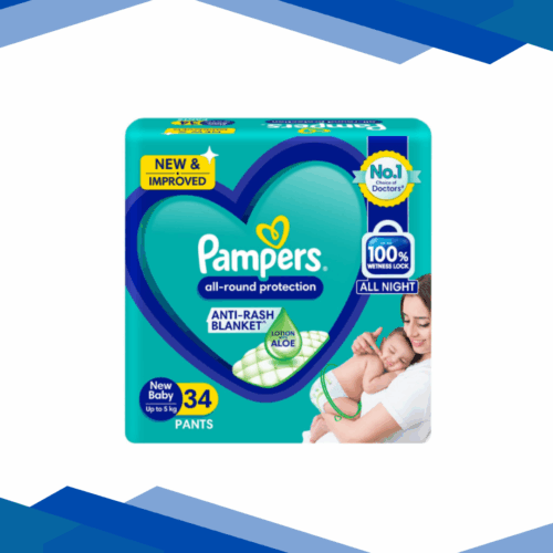 Pampers All Round Protection Diaper Pant - New Baby 34's