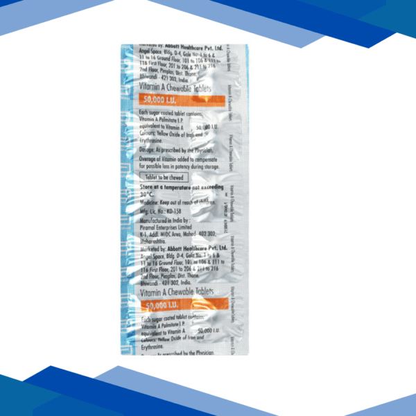 Vitamin A Chew Tablet 10'S