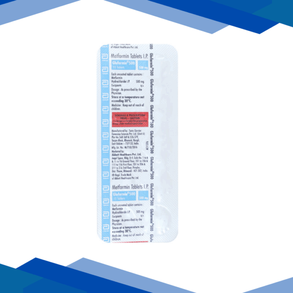 Gluformin 500mg Tablet