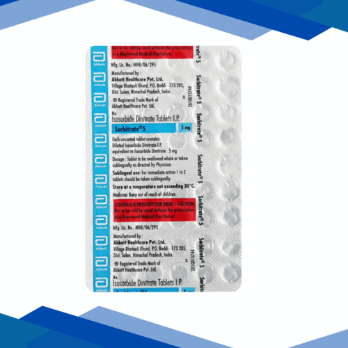 Sorbitrate 5mg Tablet 50'S