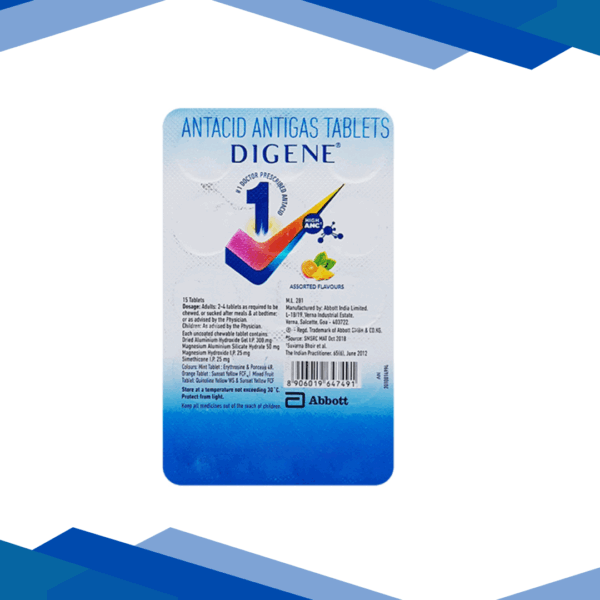 Digene Acidity & Gas Relief Tablets