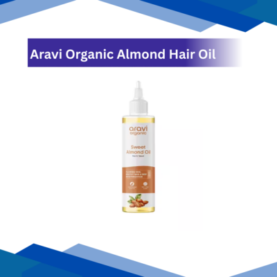Aravi Organic Sweet Almond Hair Oil 200 ml