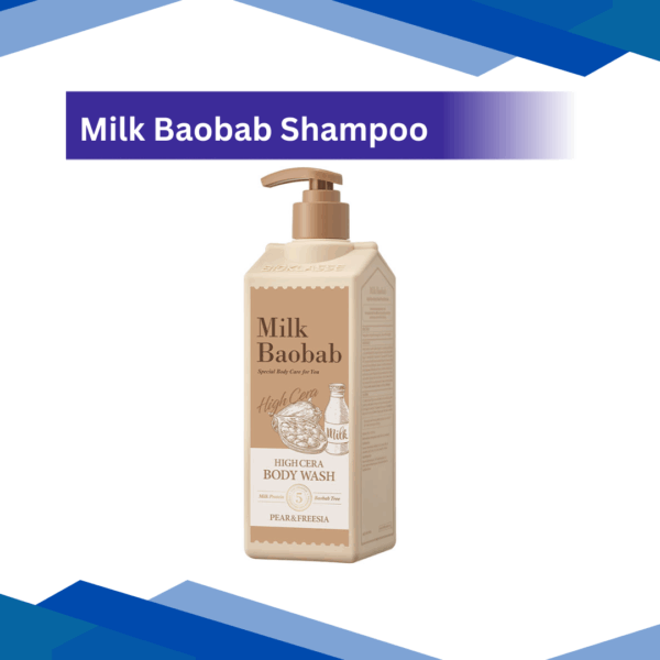 Milk Baobab Shampoo High Cera Body wash