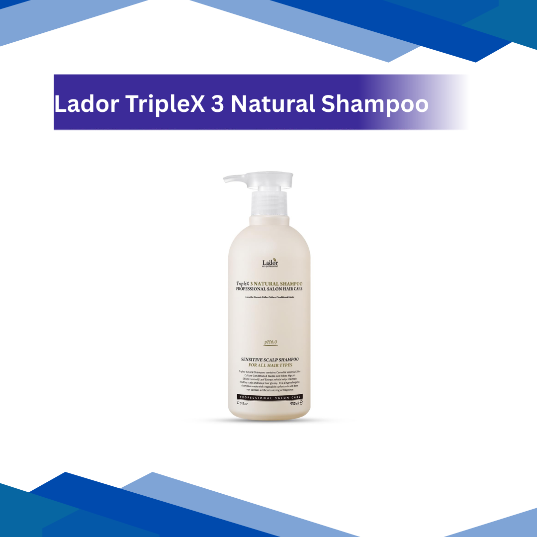 Lador Triple X 3 Natural Shampoo 530 ml