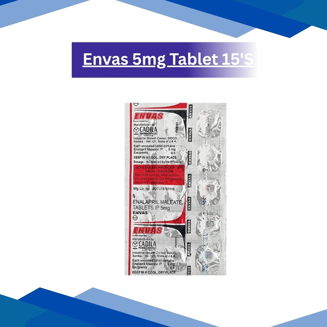 Envas 5mg Tablet 15'S