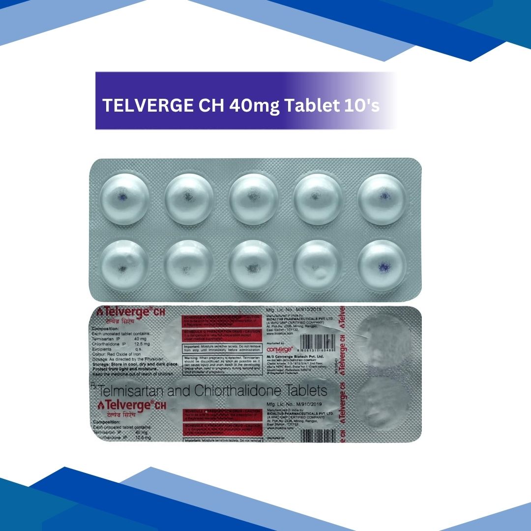 TELVERGE CH 40 mg Tablet 10's