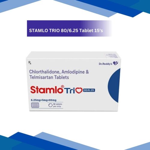 Stamlo Trio 80/6.25 Tablet 15's