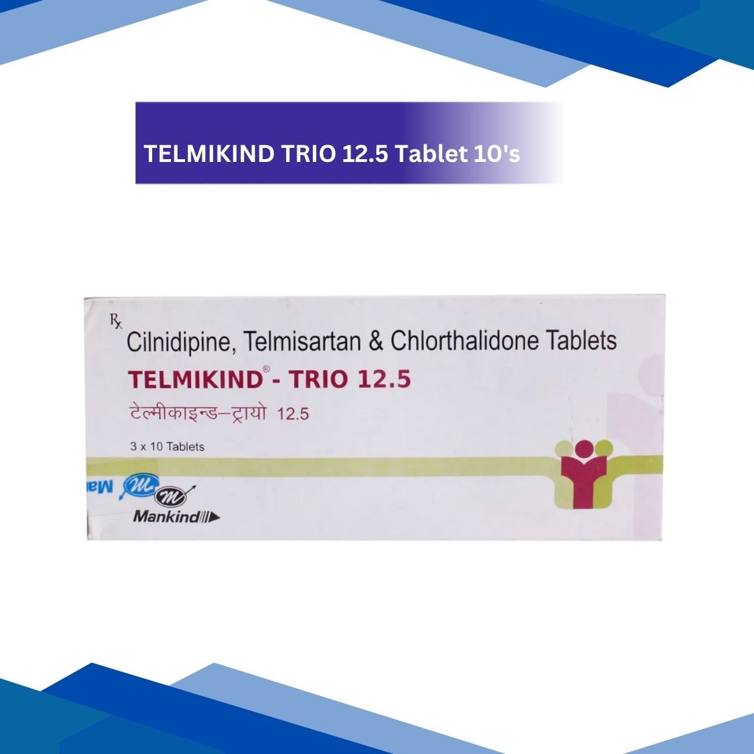 Telmikind Trio 12.5 Tablet 10's