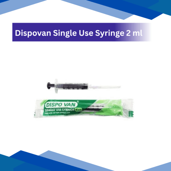 Dispovan Single Use Syringe 2 ml