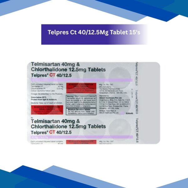 Telpress CT 40/12.5 mg Tablet 15's