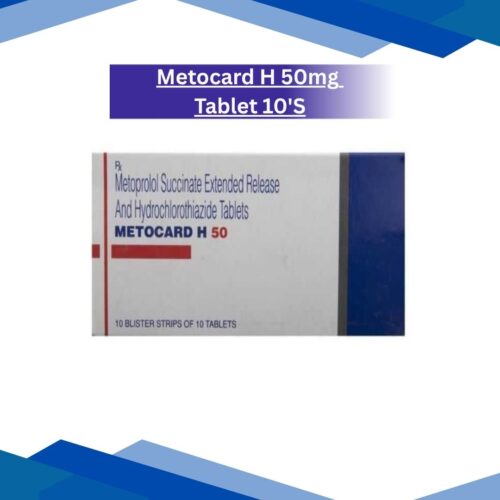 Metocard H 50 mg Tablet 10's