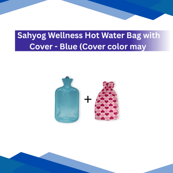 Sahyog Wellness Hot Water Bag with Cover - Blue