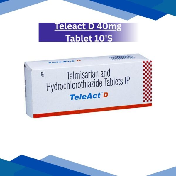 TeleAct D 40 mg Tablet 10's