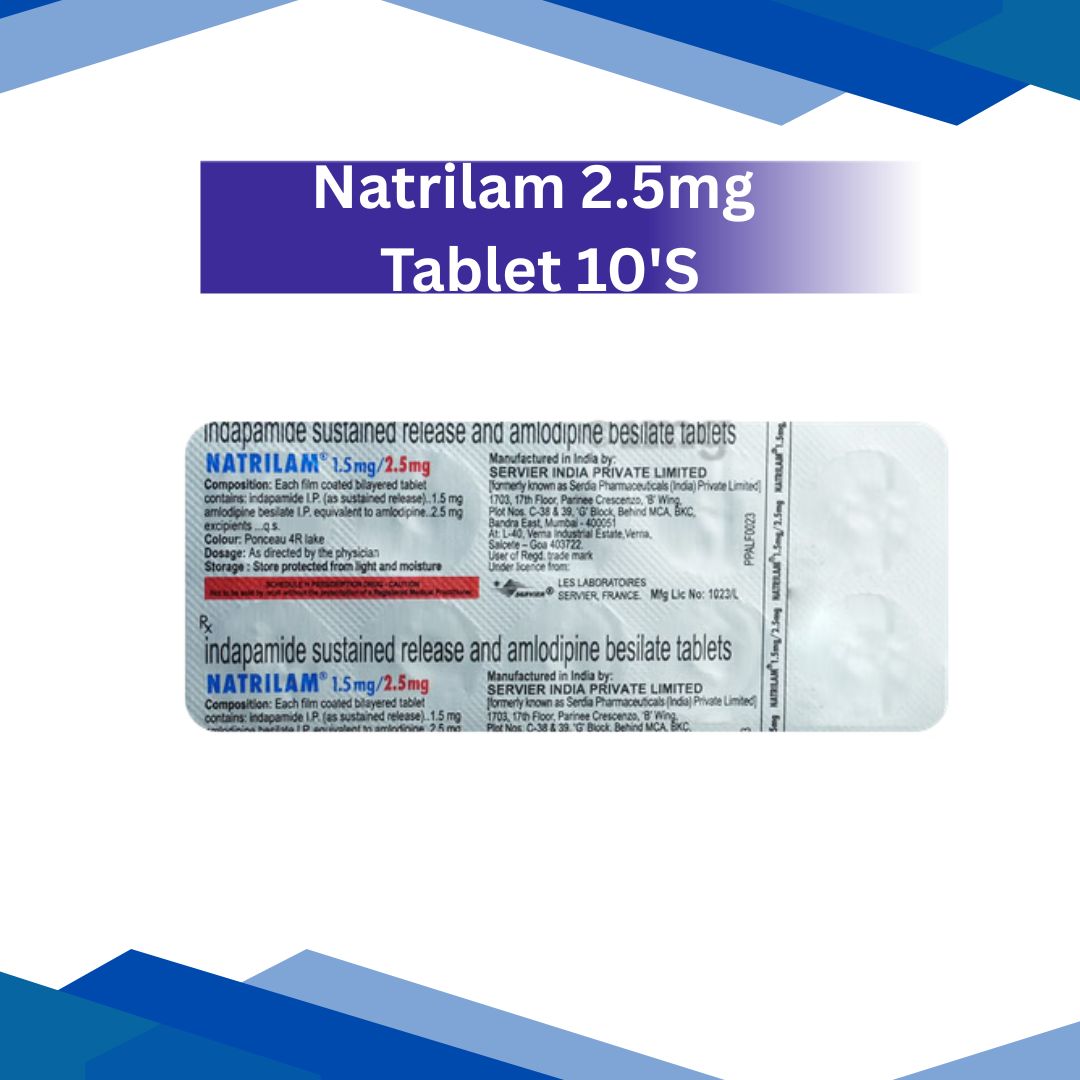 Natrilam 2.5mg Tablet 10'S