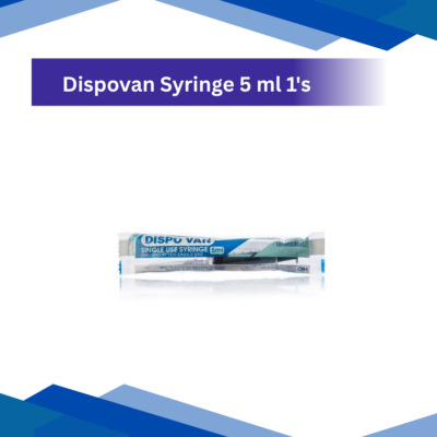 Dispovan Single use Syringe 5 ml 1's