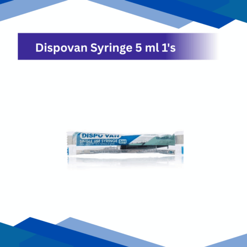 Dispovan Single use Syringe 5 ml 1's