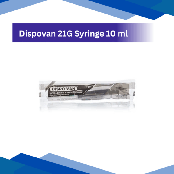 Dispovan Single use Syringe 10 ml