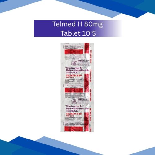 Telmed H 80 mg Tablet 10's