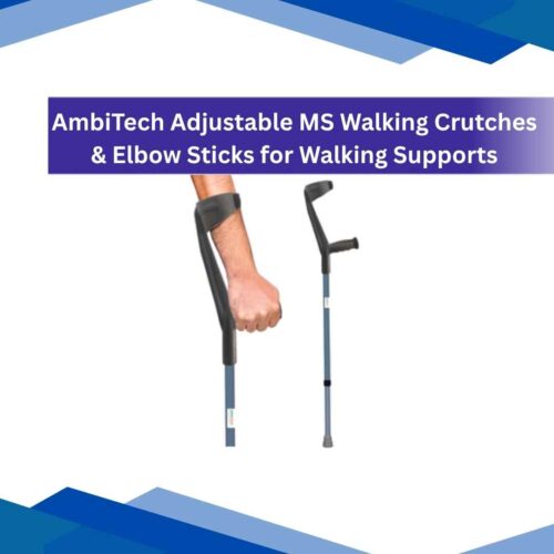 AmbiTech Adjustable MS Walking Crutches & Elbow Sticks for Walking Supports