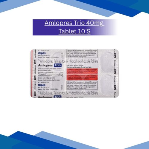 Amplopres Trio 40 mg Tablet 10's