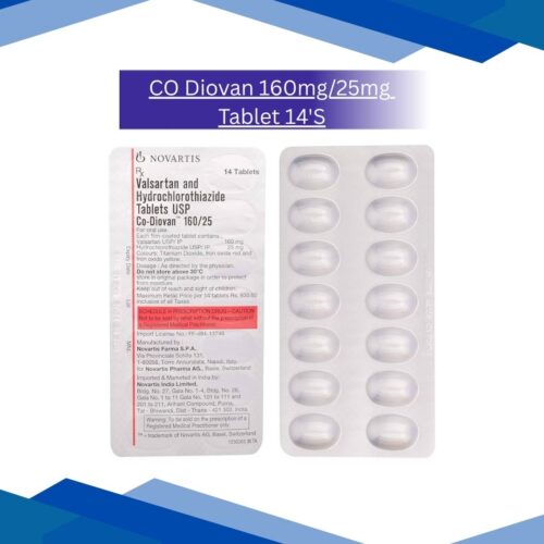 CO Diovan 160 mg/25 mg Tablet 14's