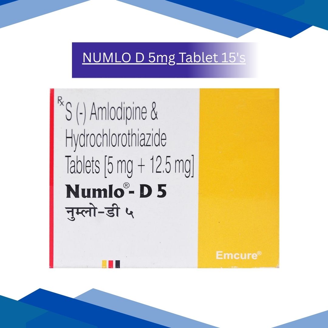 NUMLO D 5mg Tablet 15's