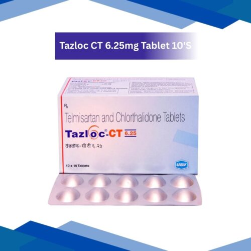 Tazloc CT 6.25 mg Tablet 10's