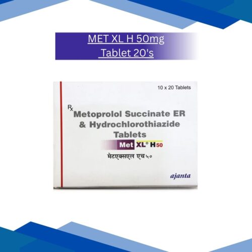 MET XL H 50 mg Tablet 20's