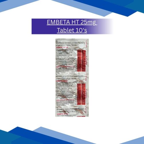 EMBETA HT 25 mg Tablet 10's