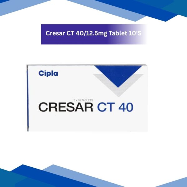 Cresar CT 40/12.5 mg Tablet 10's