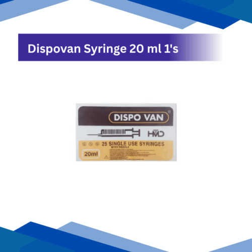 Dispovan Syringe 20 ml 1's