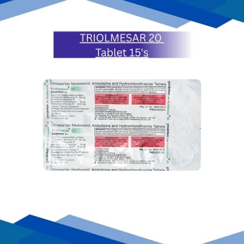 TRIOLMESAR 20 Tablet 15's