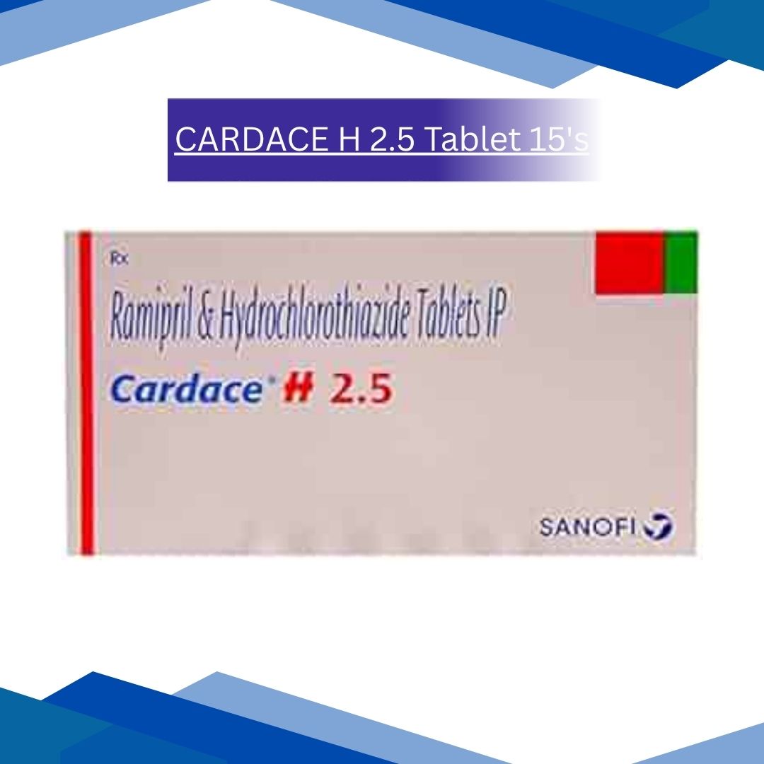 CARDACE H 2.5 Tablet 15's