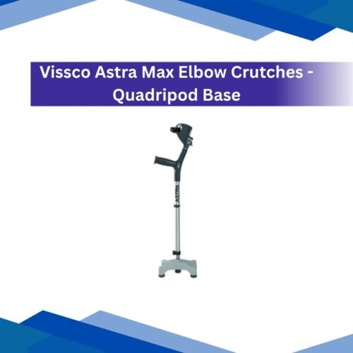 Vissco Astra Max Elbow Crutches - Quadripod Base