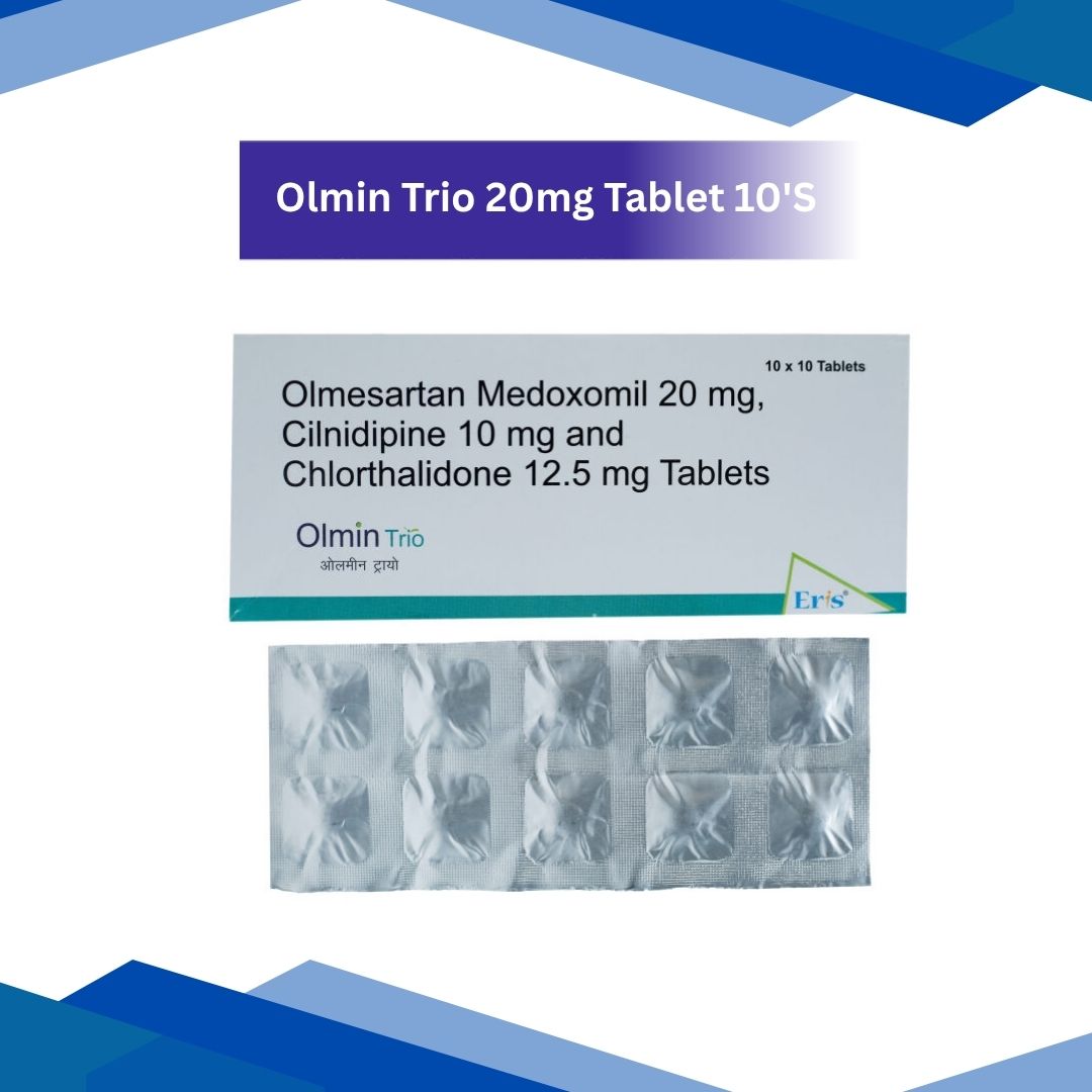 Olmin Trio 20 mg Tablet 10's