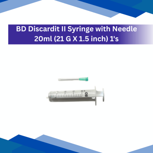 BD Discardit II Syringe with Needle 20 ml (21G x 1.5 in) 1's