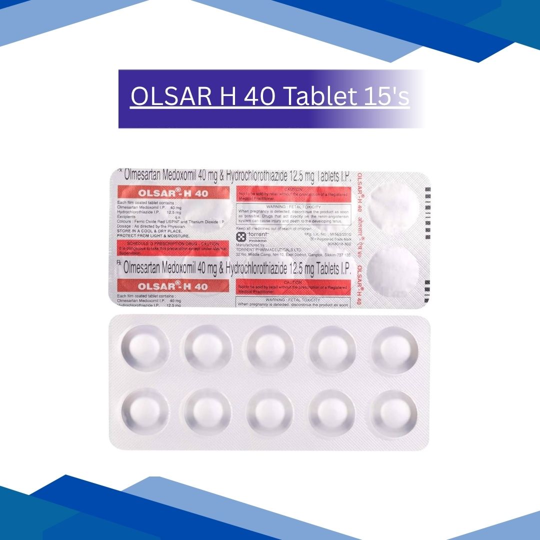 OLSAR H 40 Tablet 15's