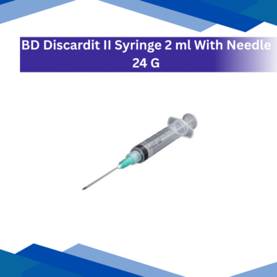 BD Discardit II Syringe 2 ml with Needle 24G