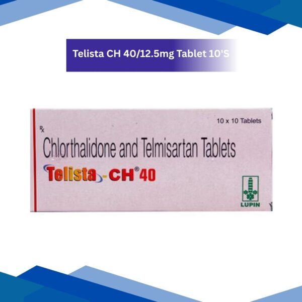 Telista CH 40/12.5 mg Tablet 10's