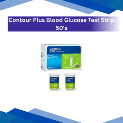 Contour Plus Blood Glucose Test Strips 50's