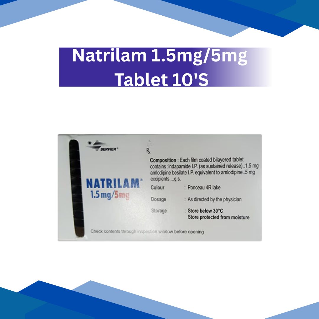 Natrilam 1.5mg/5mg Tablet 10'S