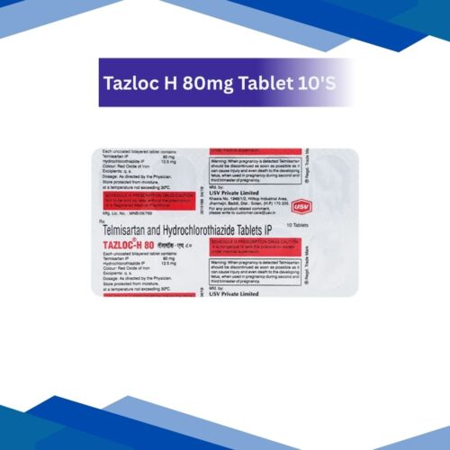 Tazloc H 80mg Tablet 10'S