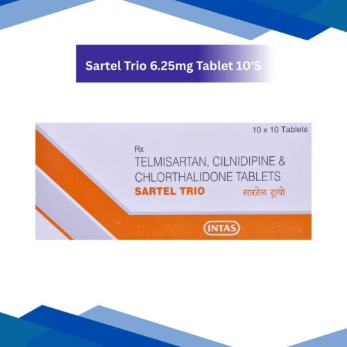 Sartel Trio 6.25 mg Tablet 10's