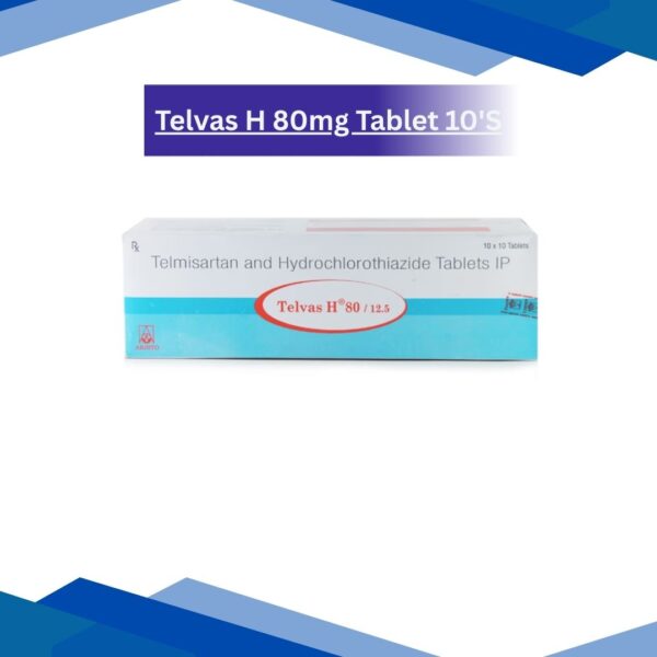 Telvas H 80mg Tablet 10'S