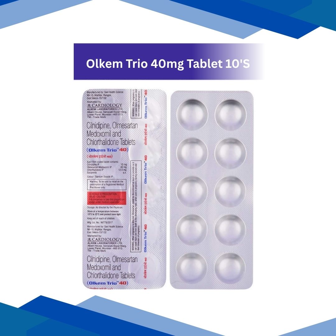 Olkem Trio 40 mg Tablet 10's
